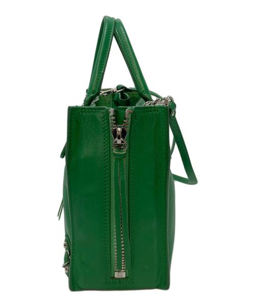 BALENCIAGA（バレンシアガ）BALENCIAGA (バレンシアガ) ショルダーバッグ　ハンドバッグ　2WAYバッグ グリーン サイズ:実寸参照の古着・服飾アイテム