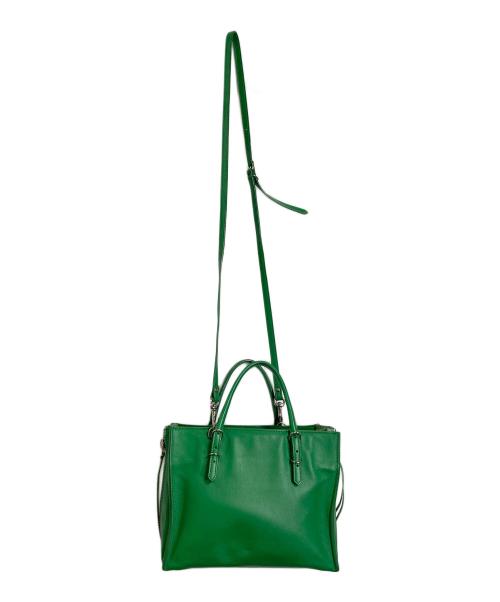 BALENCIAGA（バレンシアガ）BALENCIAGA (バレンシアガ) ショルダーバッグ　ハンドバッグ　2WAYバッグ グリーン サイズ:実寸参照の古着・服飾アイテム
