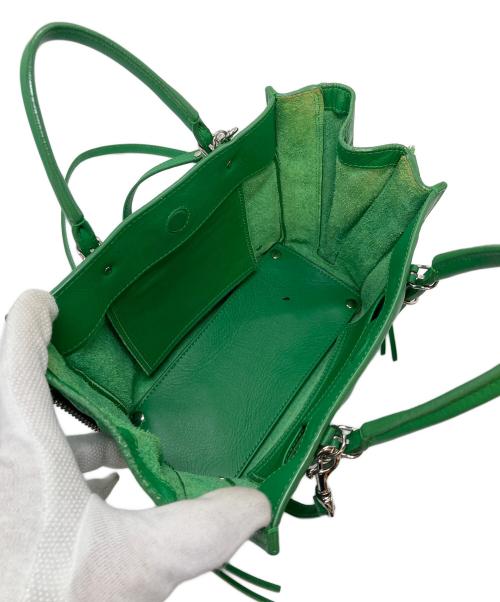 BALENCIAGA（バレンシアガ）BALENCIAGA (バレンシアガ) ショルダーバッグ　ハンドバッグ　2WAYバッグ グリーン サイズ:実寸参照の古着・服飾アイテム