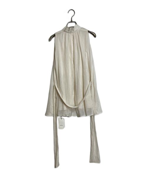 Snidel（スナイデル）Snidel (スナイデル) アメスリギャザーブラウスセット　ナイロンブラウス アイボリー サイズ:1の古着・服飾アイテム