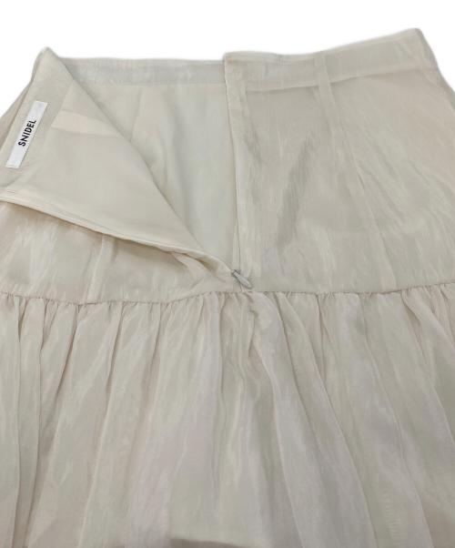 Snidel（スナイデル）Snidel (スナイデル) アメスリギャザーブラウスセット　ナイロンブラウス アイボリー サイズ:1の古着・服飾アイテム
