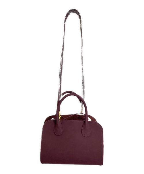 Mila Owen（ミラオーウェン）Mila Owen (ミラオーウェン) 巾着付きボストンショルダーバッグ　ハンドバッグ　2WAYバッグ パープル サイズ:FREEの古着・服飾アイテム