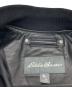 中古・古着 Eddie Bauer (エディーバウアー) シープスキンレザージャケット レザーブルゾン ブラック サイズ:XS：15000円