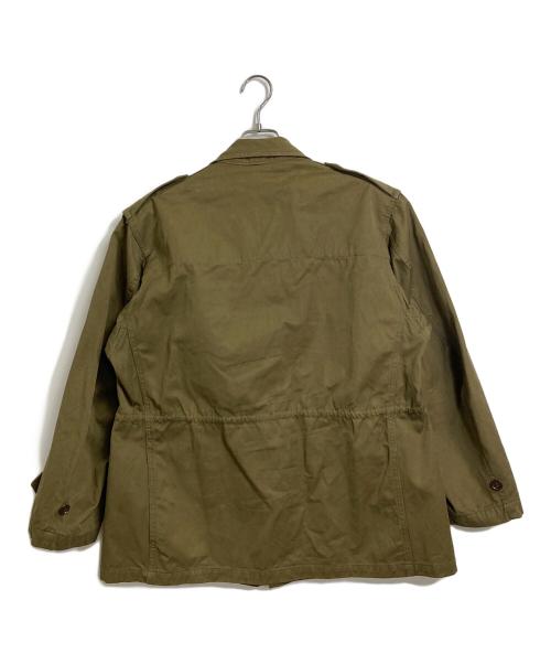 French Army（フランス軍）French Army (フレンチアーミー) Ｍ47 後期 フィールドジャケット ヘリンボーン　フランス軍 グリーン サイズ:実寸参照(26)の古着・服飾アイテム