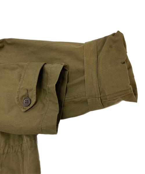 French Army（フランス軍）French Army (フレンチアーミー) Ｍ47 後期 フィールドジャケット ヘリンボーン　フランス軍 グリーン サイズ:実寸参照(26)の古着・服飾アイテム