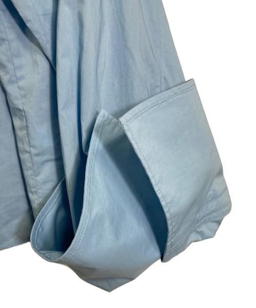 COS（コス）COS (コス) シャツ　コットンシャツ　長袖シャツ　ショートトップス ブルー サイズ:36の古着・服飾アイテム