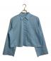 COS（コス）の古着「シャツ　コットンシャツ　長袖シャツ　ショートトップス」｜ブルー