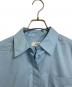 COS (コス) シャツ　コットンシャツ　長袖シャツ　ショートトップス ブルー サイズ:36：5000円