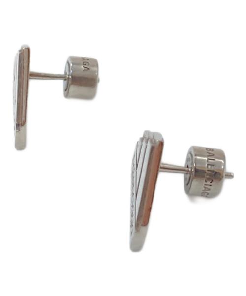 adidas（アディダス）adidas (アディダス) BALENCIAGA (バレンシアガ) パフォーマンスロゴシルバーピアス　925 シルバー サイズ:実寸参照の古着・服飾アイテム