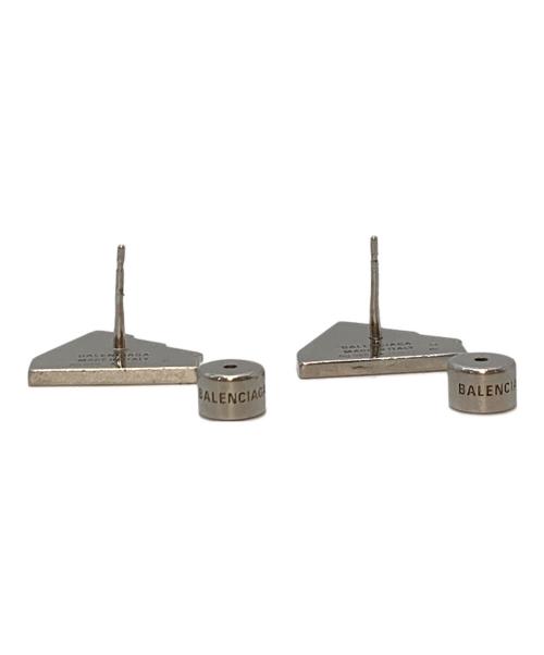 adidas（アディダス）adidas (アディダス) BALENCIAGA (バレンシアガ) パフォーマンスロゴシルバーピアス　925 シルバー サイズ:実寸参照の古着・服飾アイテム