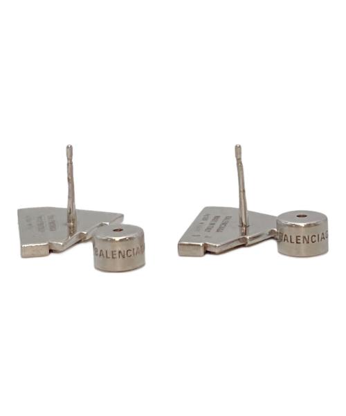 adidas（アディダス）adidas (アディダス) BALENCIAGA (バレンシアガ) パフォーマンスロゴシルバーピアス　925 シルバー サイズ:実寸参照の古着・服飾アイテム