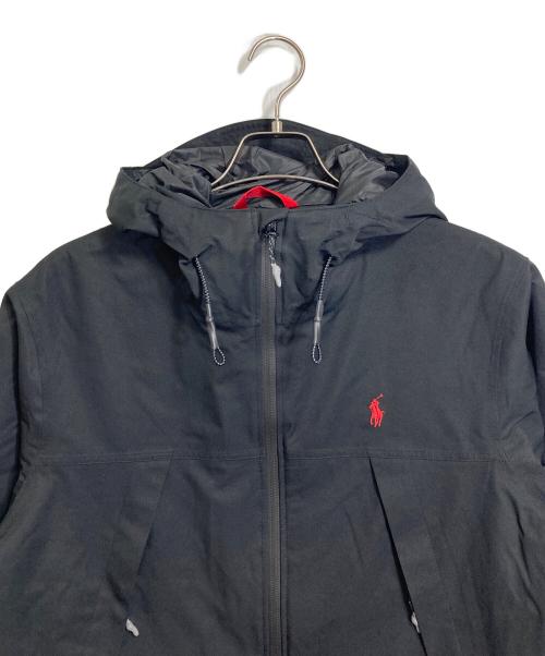 POLO RALPH LAUREN（ポロ・ラルフローレン）POLO RALPH LAUREN (ポロ・ラルフローレン) レッドポニーロゴジャケット ブラック サイズ:Sの古着・服飾アイテム