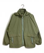 LACOSTEラコステ）の古着「撥水防風ナイロンジャケット　フードジャケット」｜グリーン