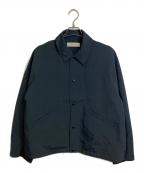 REMI RELIEF×BRIEFINGレミレリーフ×ブリーフィング）の古着「ロゴ刺繍コーチジャケット  COACH JACKET」｜ブラック