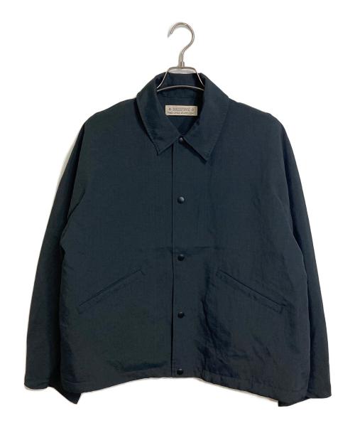 REMI RELIEF（レミレリーフ）REMI RELIEF (レミレリーフ) BRIEFING (ブリーフィング) ロゴ刺繍コーチジャケット  COACH JACKET ブラック サイズ:Mの古着・服飾アイテム