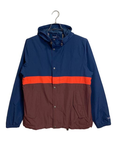 L.L.Bean（エルエルビーン）L.L.Bean (エルエルビーン) Mountain Classic Rain Jacket マウンテンクラシックレインジャケット ネイビー×ボルドー サイズ:Mの古着・服飾アイテム