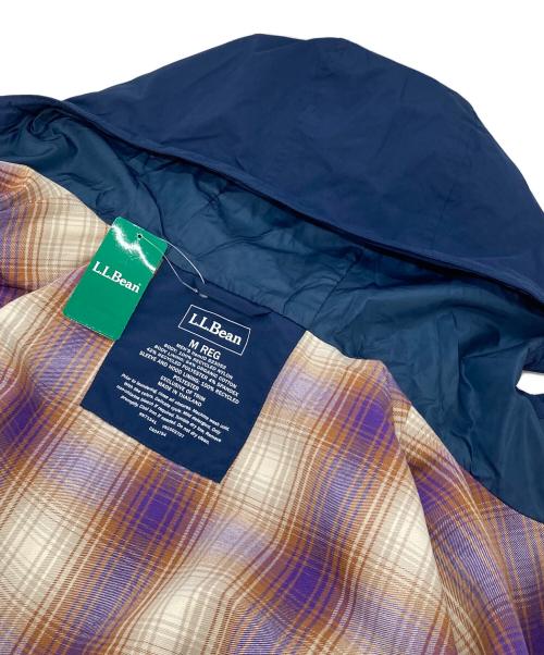 L.L.Bean（エルエルビーン）L.L.Bean (エルエルビーン) Mountain Classic Rain Jacket マウンテンクラシックレインジャケット ネイビー×ボルドー サイズ:Mの古着・服飾アイテム