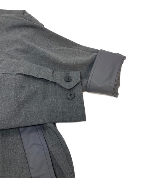 nano・universe（ナノ・ユニバース）nano・universe (ナノ・ユニバース) TRPu ZIP ブルゾン グレー サイズ:M 未使用品の古着・服飾アイテム