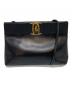 Salvatore Ferragamo（サルヴァトーレ フェラガモ）の古着「ヴァラリボンショルダーバッグ　クラッチバッグ　ヴァラ金具」｜ブラック