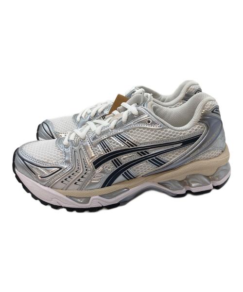 asics（アシックス）asics (アシックス) GEL-KAYANO 14 グレー×ホワイト サイズ:US5.5    UK4.5の古着・服飾アイテム