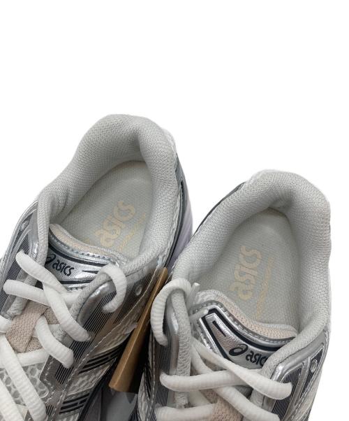 asics（アシックス）asics (アシックス) GEL-KAYANO 14 グレー×ホワイト サイズ:US5.5    UK4.5の古着・服飾アイテム