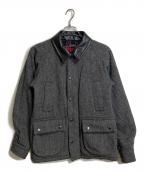 MONKEY TIMEモンキータイム）の古着「ツイードジャケット　ラグランジャケット」｜ブラック