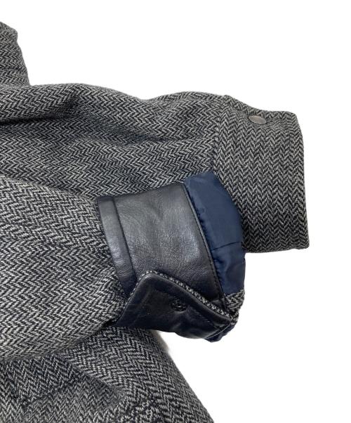 MONKEY TIME（モンキータイム）MONKEY TIME (モンキータイム) ツイードジャケット　ラグランジャケット ブラック サイズ:Mの古着・服飾アイテム