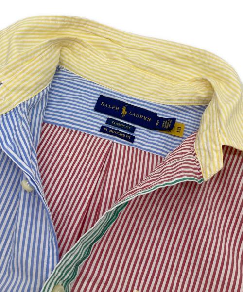 RALPH LAUREN（ラルフローレン）RALPH LAUREN (ラルフローレン) シアサッカーボタンダウンシャツ マルチカラー サイズ:Sの古着・服飾アイテム