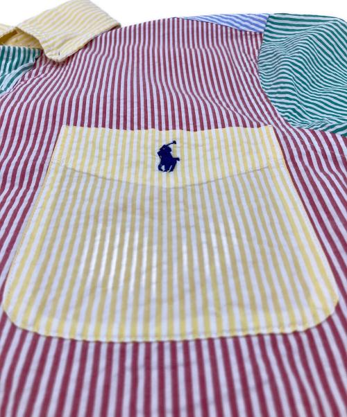 RALPH LAUREN（ラルフローレン）RALPH LAUREN (ラルフローレン) シアサッカーボタンダウンシャツ マルチカラー サイズ:Sの古着・服飾アイテム