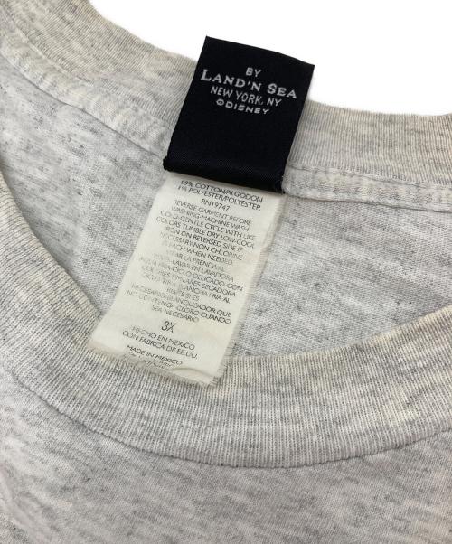 DISNEY（ディズニー）Disney (ディズニー) 【古着】90’Sミッキー&ミニーキャラクターTシャツ LOVE 90年代 グレー サイズ:3Xの古着・服飾アイテム