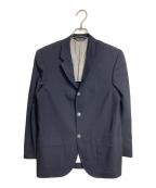 BROOKS BROTHERSブルックスブラザーズ）の古着「刻印シルバーボタンテーラードジャケット　アウター　ライトアウター　ビジネスジャケット　カジュアルジャケット」｜ネイビー