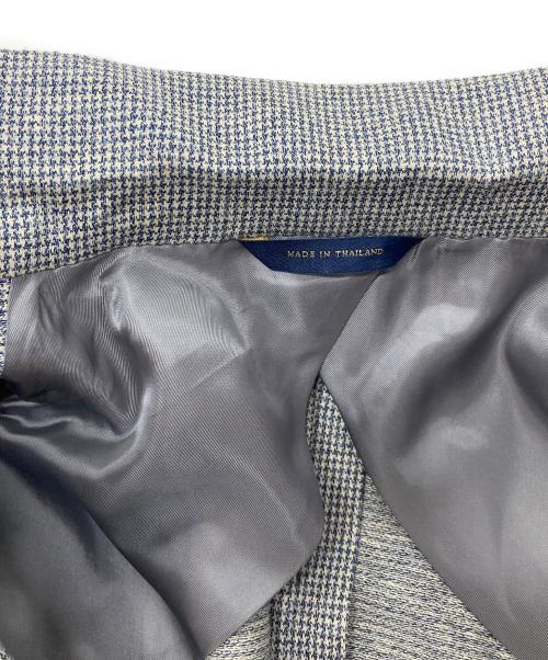 BROOKS BROTHERS（ブルックスブラザーズ）BROOKS BROTHERS (ブルックスブラザーズ) リネンブレンドテーラードジャケット　アウター　ライトアウター　ビジネスジャケット　カジュアルジャケット　麻　dondi jersey グレー サイズ:41の古着・服飾アイテム