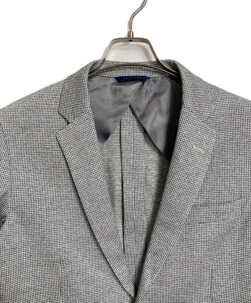 BROOKS BROTHERS（ブルックスブラザーズ）BROOKS BROTHERS (ブルックスブラザーズ) リネンブレンドテーラードジャケット　アウター　ライトアウター　ビジネスジャケット　カジュアルジャケット　麻　dondi jersey グレー サイズ:41の古着・服飾アイテム