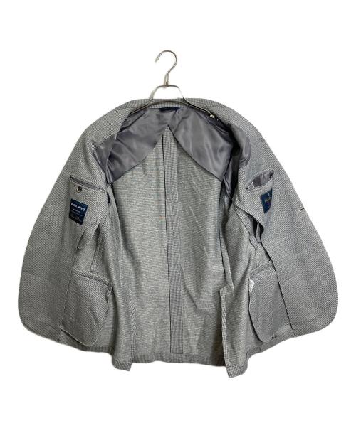 BROOKS BROTHERS（ブルックスブラザーズ）BROOKS BROTHERS (ブルックスブラザーズ) リネンブレンドテーラードジャケット　アウター　ライトアウター　ビジネスジャケット　カジュアルジャケット　麻　dondi jersey グレー サイズ:41の古着・服飾アイテム