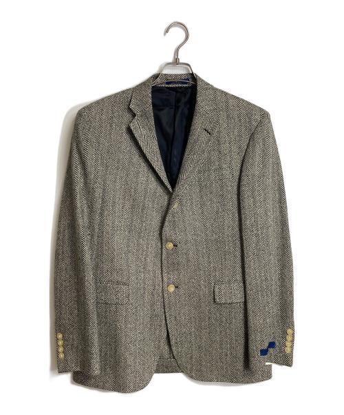 POLO RALPH LAUREN（ポロ・ラルフローレン）POLO RALPH LAUREN (ポロ・ラルフローレン) ヘリンボーンウールジャケット　テーラードジャケット グレー サイズ:39の古着・服飾アイテム