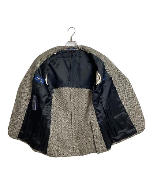 POLO RALPH LAUREN（ポロ・ラルフローレン）POLO RALPH LAUREN (ポロ・ラルフローレン) ヘリンボーンウールジャケット　テーラードジャケット グレー サイズ:39の古着・服飾アイテム
