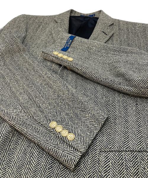 POLO RALPH LAUREN（ポロ・ラルフローレン）POLO RALPH LAUREN (ポロ・ラルフローレン) ヘリンボーンウールジャケット　テーラードジャケット グレー サイズ:39の古着・服飾アイテム