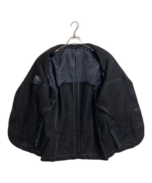 POLO RALPH LAUREN（ポロ・ラルフローレン）POLO RALPH LAUREN (ポロ・ラルフローレン) リネンテーラードジャケット　リネンジャケット ブラック サイズ:AB6の古着・服飾アイテム