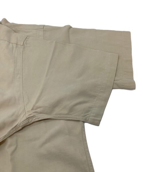 POLO RALPH LAUREN（ポロ・ラルフローレン）POLO RALPH LAUREN (ポロ・ラルフローレン) COLDWELL シルク混オープンカラーシャツ　ポニーなし SILK COTTON ベージュ サイズ:Mの古着・服飾アイテム