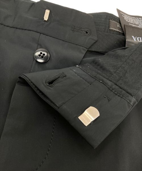 PRADA（プラダ）PRADA (プラダ) ストレートパンツ　 ブラック サイズ:44の古着・服飾アイテム