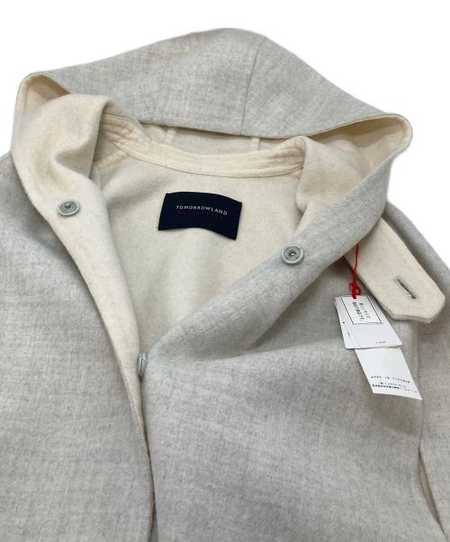 TOMORROW LAND（トゥモローランド）TOMORROW LAND (トゥモローランド) ウールポンチョ アイボリー サイズ:36 未使用品の古着・服飾アイテム