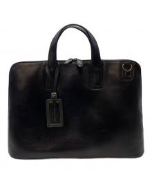 MOTHERHOUSE（マザーハウス）の古着「アンティーク クラシック ビジネスバッグ」｜ブラック