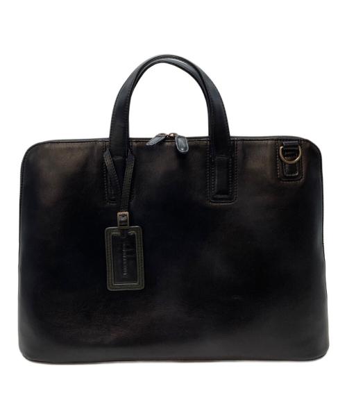 MOTHERHOUSE（マザーハウス）MOTHERHOUSE (マザーハウス) アンティーク クラシック ビジネスバッグ ブラック サイズ:実寸参照の古着・服飾アイテム