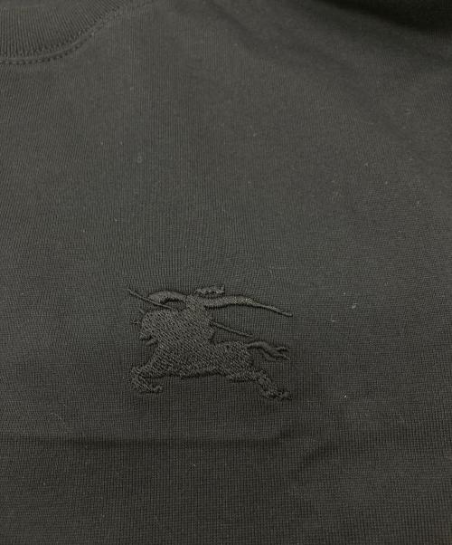 BURBERRY（バーバリー）BURBERRY (バーバリー) チェックテフTシャツ　バーバリーチェック　ラインTシャツ　 25ss ダニエルリー期  ブラック サイズ:XSの古着・服飾アイテム