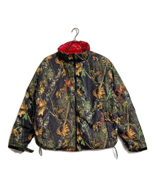 ELVIRA（エルビラ）ELVIRA (エルビラ) リバーシブルダウンジャケット BIG RV DOWN JACKET オリーブ サイズ:FREEの古着・服飾アイテム