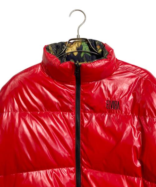 ELVIRA（エルビラ）ELVIRA (エルビラ) リバーシブルダウンジャケット BIG RV DOWN JACKET オリーブ サイズ:FREEの古着・服飾アイテム