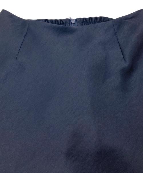 IENA（イエナ）IENA (イエナ) ダブルサテンスカート　ロングスカート　セレモニー ネイビー サイズ:36の古着・服飾アイテム