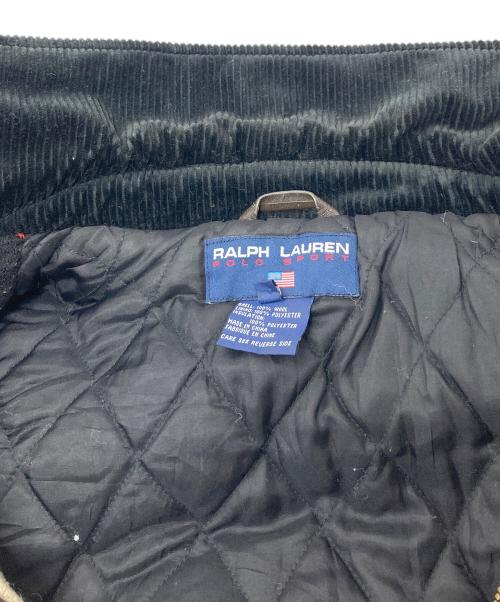 Ralph Lauren POLO SPORT（ラルフローレン ポロスポーツ）Ralph Lauren POLO SPORT (ラルフローレン ポロスポーツ) 【古着】90’Sチェックコート　チェックジャケット　ウールジャケット　アウター　90年代 ベージュ×レッド サイズ:Sの古着・服飾アイテム