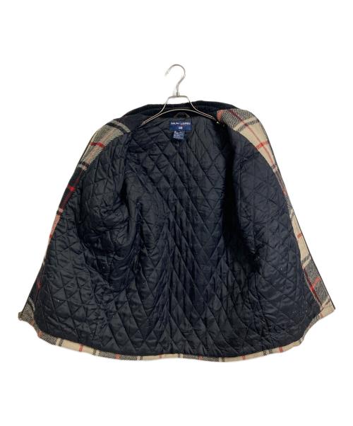 Ralph Lauren POLO SPORT（ラルフローレン ポロスポーツ）Ralph Lauren POLO SPORT (ラルフローレン ポロスポーツ) 【古着】90’Sチェックコート　チェックジャケット　ウールジャケット　アウター　90年代 ベージュ×レッド サイズ:Sの古着・服飾アイテム