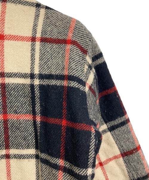 Ralph Lauren POLO SPORT（ラルフローレン ポロスポーツ）Ralph Lauren POLO SPORT (ラルフローレン ポロスポーツ) 【古着】90’Sチェックコート　チェックジャケット　ウールジャケット　アウター　90年代 ベージュ×レッド サイズ:Sの古着・服飾アイテム